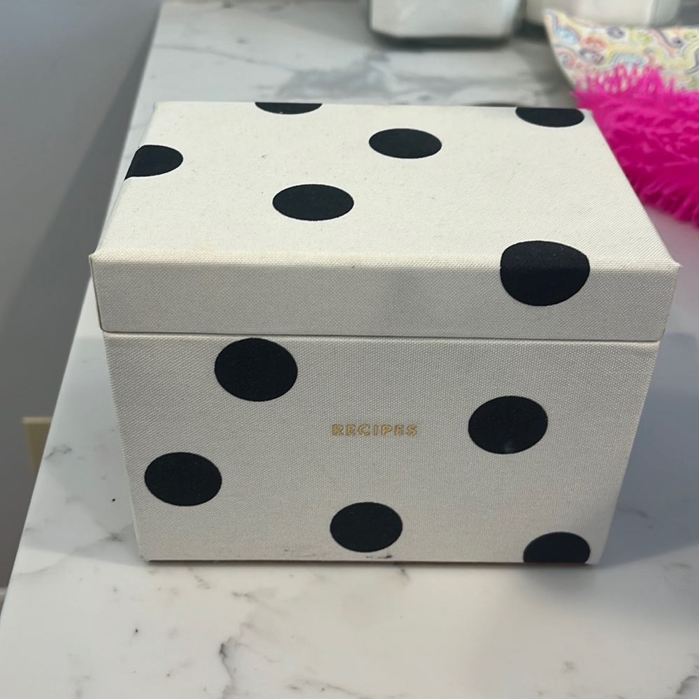 Kate Spade Recipe Box